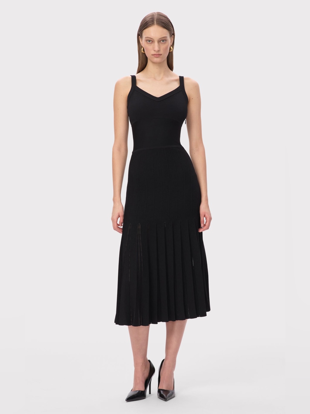 Herve Leger Paris The Rosa Dress Black